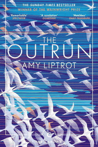 book cover: The outrun, by Amy Liptrot.