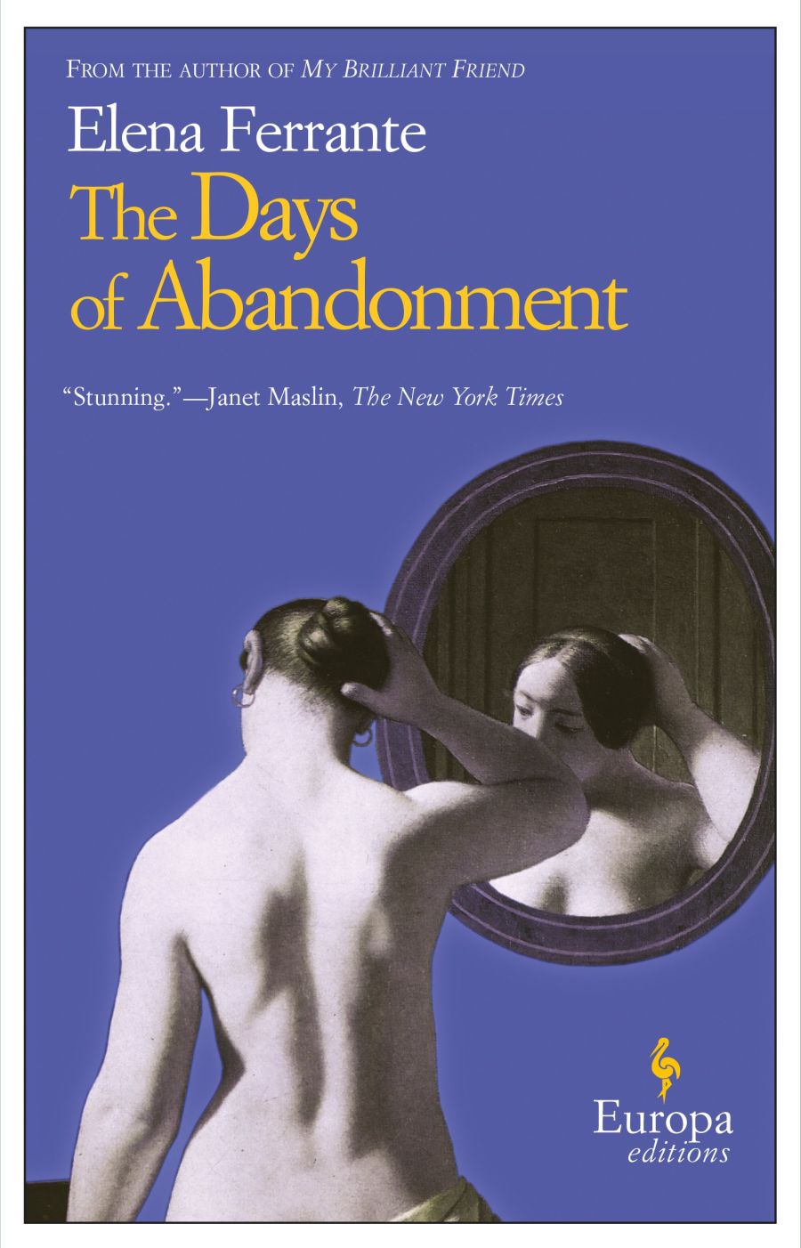 Book cover for Days of Abandonment by Elena Ferrante.