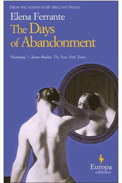Book cover for Days of Abandonment by Elena Ferrante.