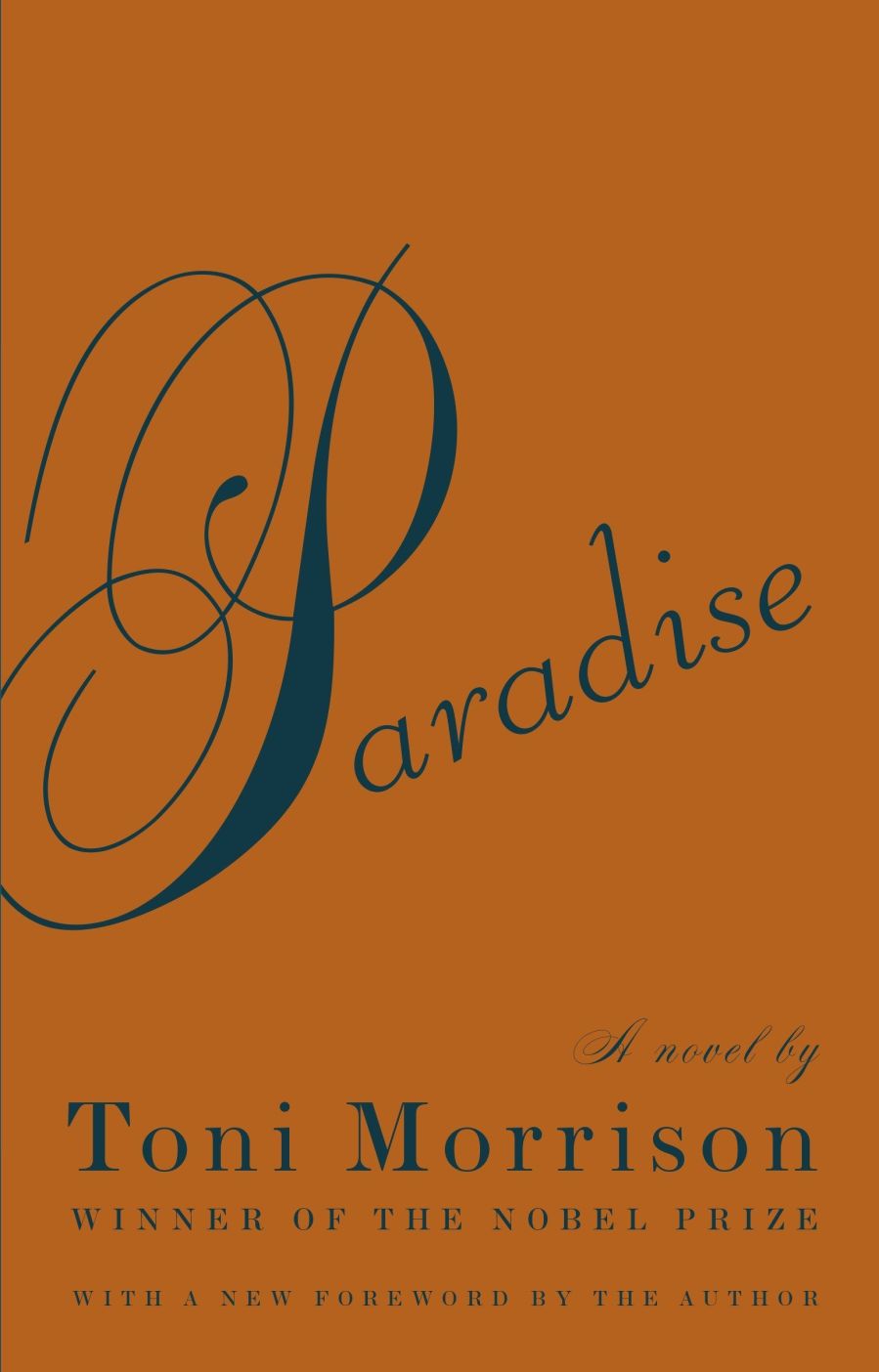 book cover of Paradise, by Toni Morrison.