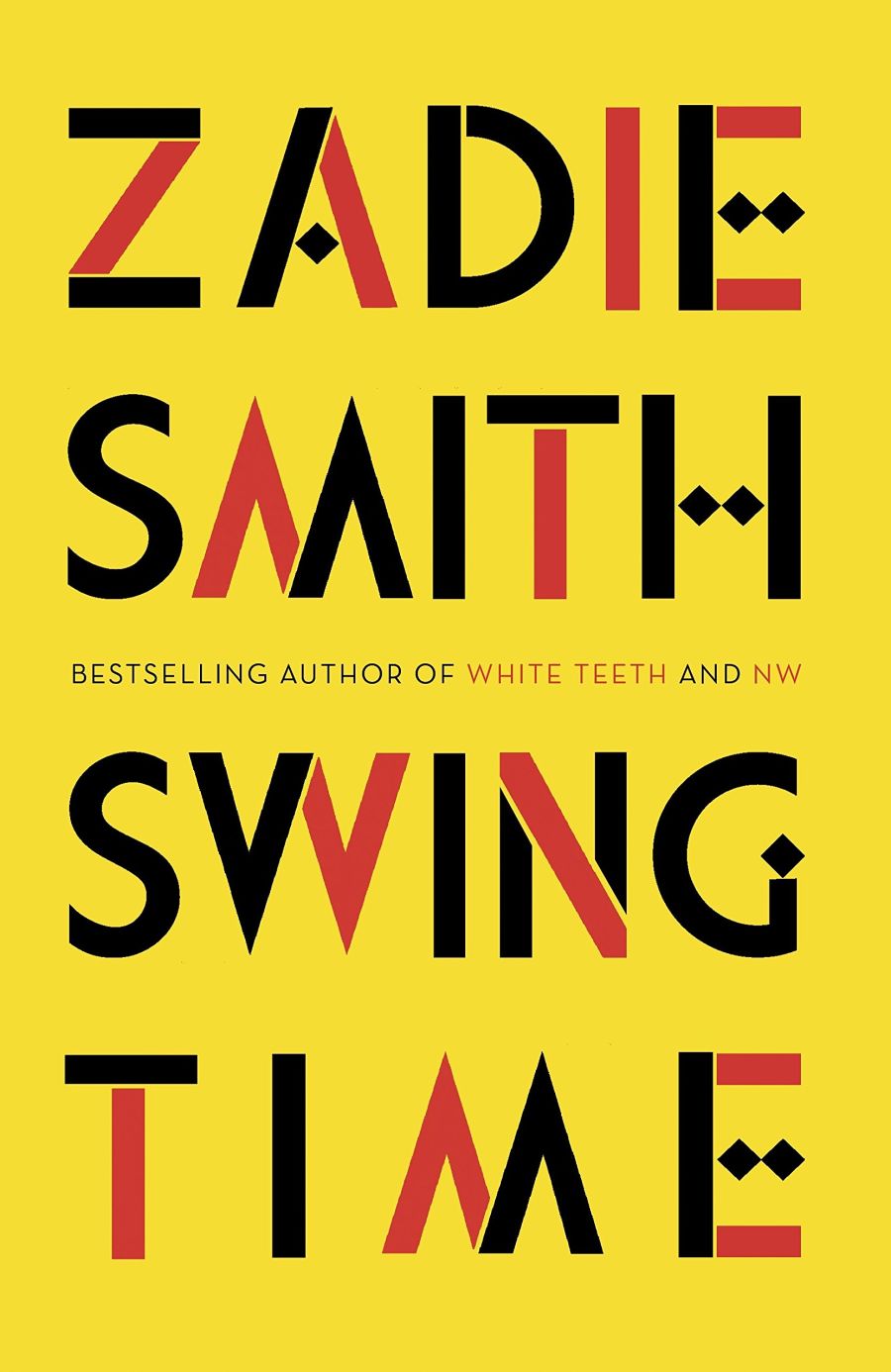 Book cover of Swing Time by Zadie Smith.