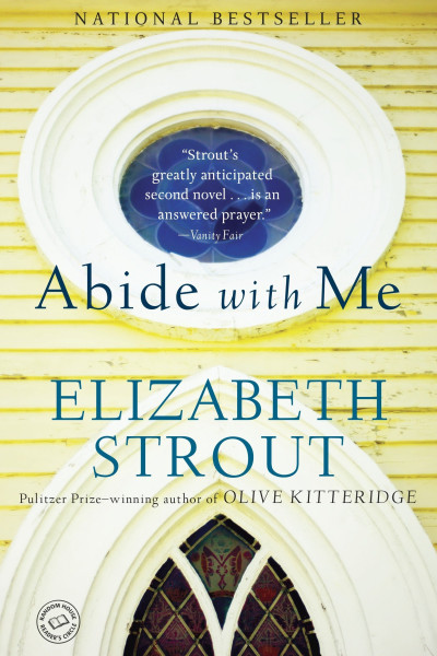 book cover of Abide with Me, by Elizabeth Strout.