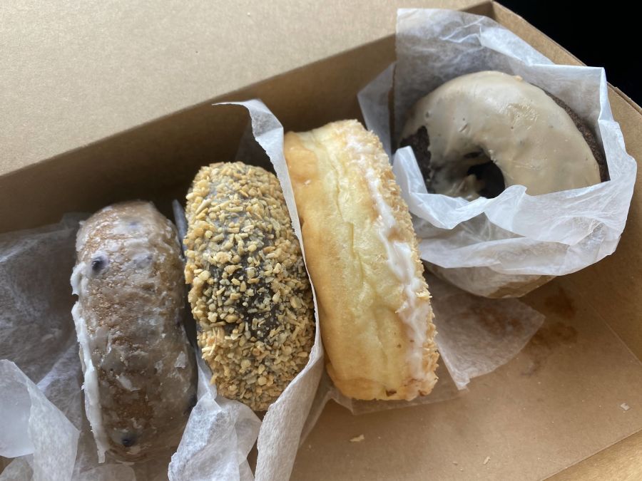 ​Donuts from Frosty's in Brunswick Maine.