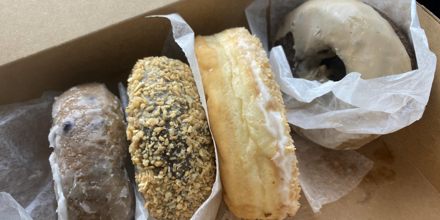 ​Donuts from Frosty's in Brunswick Maine.