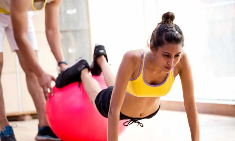 woman-on-fitness-ball.