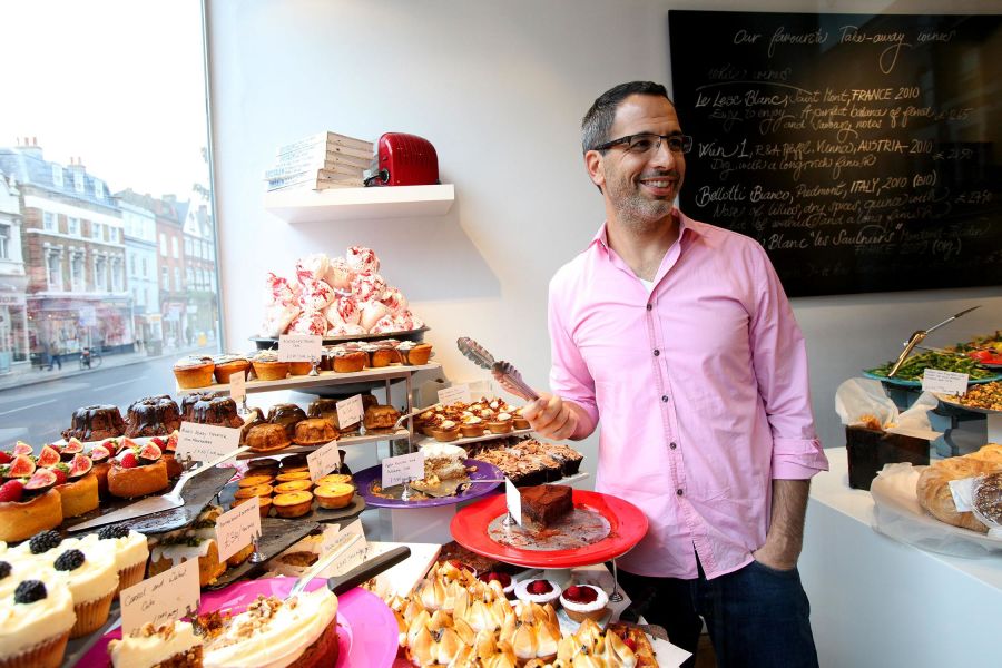 Yotam Ottolenghi in his Islington Deli.